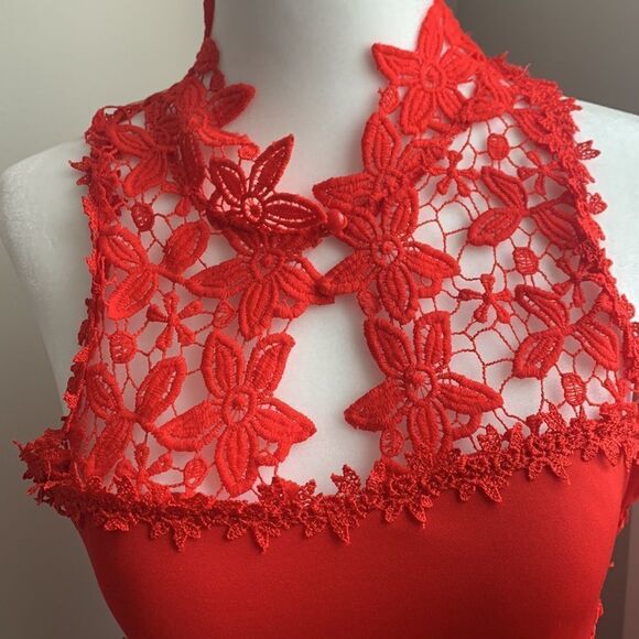 NWT GlorySunshine Sheath Sexy Lace Backless Mermaid Flare Dress - Picture 8 of 14